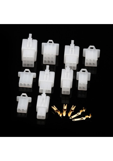 Qingmipy 580 Adet 2.8mm Otomobil Elektrik Bağlantı Terminali, Araçlar İçin Pratik Kutulu Konnektör Seti