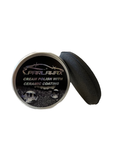 Parlawax Seramik Katkılı Krem Cila 100gr Ve Uygulama Pedi