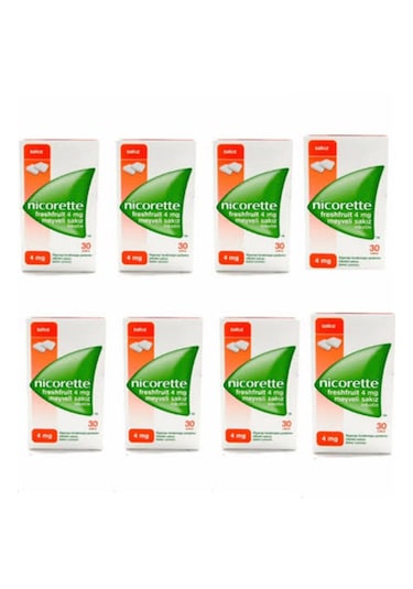Nicorette Meyveli 4 Mg Sakız 8 Kutu