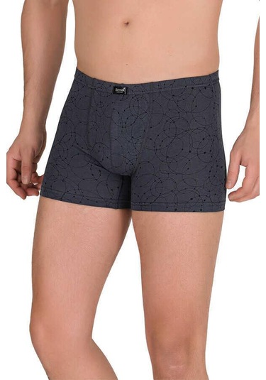 6 Lı Paket Berrak Erkek Likralı Modal Boxer 4497 Renk - Karışık