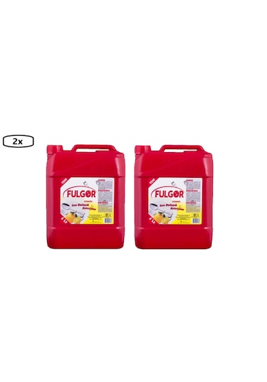 Fulgor Limonlu Sıvı Bulaşık Deterjanı 2 x 5 L