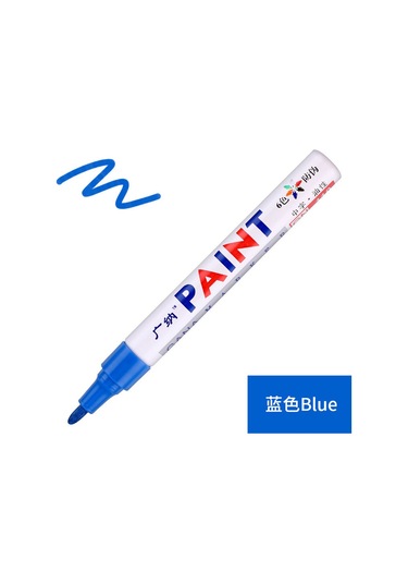 Aubyhe Mavi Ofis Kullanıma Uygun Gn-110 Boya Kalemi - Tamir, Taş, Siyah Kart, İmza, Not Ve Lastik Kalemi İşlevleriyle Pratik Ve Dayanıklı Diğer