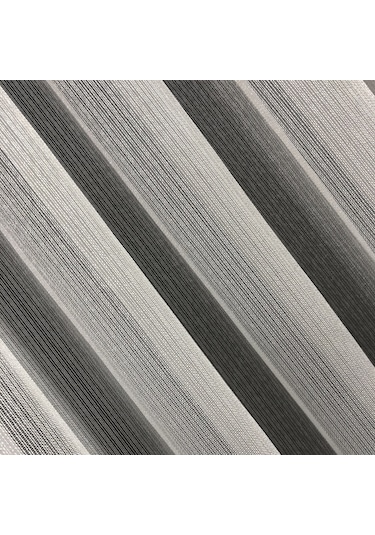 Perdefony Ince Çizgili Modern Düz Tül Perde 3 Farklı Renk Secenek