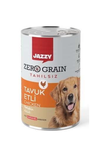 Jazzy Zero Grain Tavuklu Yetişkin Köpek Maması 380 G