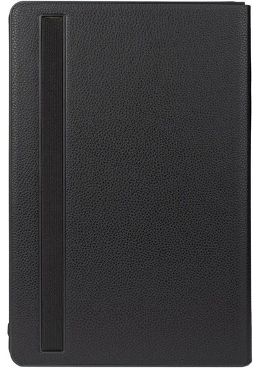 Samsung Galaxy Uyumlu Tab A9 X110 Kılıf Turn Seri 360 Derece Döner Stantlı Kılıf Kapaklı Kılıf Siyah