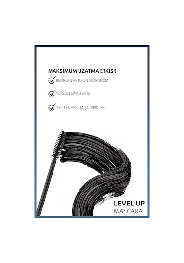 Note Level Up Ekstra Hacim Veren Maskara - Siyah