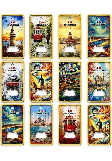 İstanbul Temalı Açacaklı Buzdolapı Süsü Magnet Alk5410 01