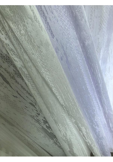 Tül Perde Etek Alev Desen 17762 Örme Kumaş Çok Renkli