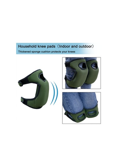 Hangfox Zemin Koruyucu Dış Mekan Dizlikleri - Bahçe Bakımı, Tahta İşleri İçin Kayma Ve Çizik Koruması - Yeşil Renk