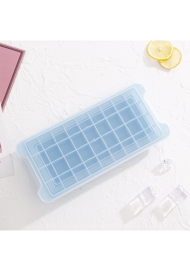 Samdoo Ev Ve Bar Kullanıma Silikon Ve Pp Materyal Kapaklı 36 Hücreli Mavi Buzluk Mouldu Çok Renkli