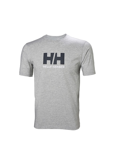 Helly Hansen Hh Logo Erkek T-Shirt Gri 541250373-M