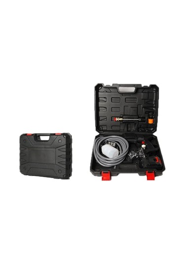 Kablosuz Yüksek Basınçlı Su Tabancası Şarj Edilebilir Çift Bataryalı Dmb