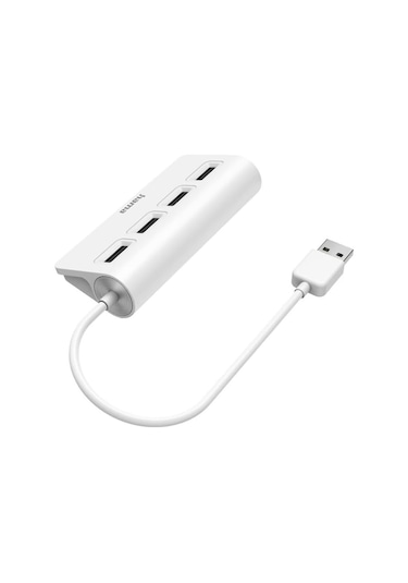 Usb Hub, 4 Ports, Usb 2.0, 480 Mbit/s, Beyaz