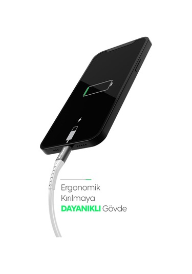 Eonaks Xiaomi, Huawei Uyumlu Çift Taraflı Usb-c To Type-c Girişli Hızlı Şarj Ve Data Kablosu