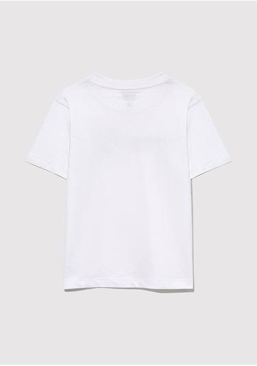 Mavi - Mavi Baskılı Beyaz Tişört 6610286-620 Beyaz