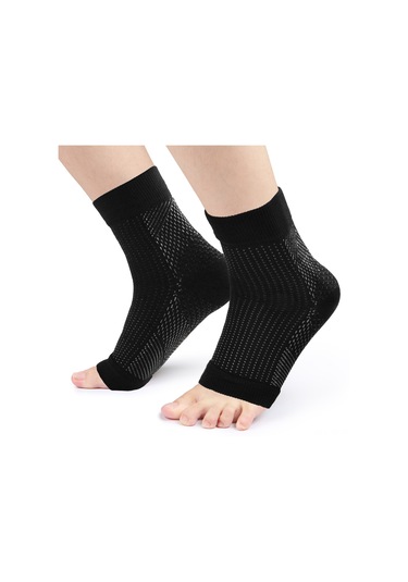 Teltree Spor Ayak Bileği Ve Arka Topuk Koruyucu Çoraplar - Arka Desteği Ve Dolaşımı İyileştirir, Yaralanmaları Azaltır Siyah Desen L/xl Diğer