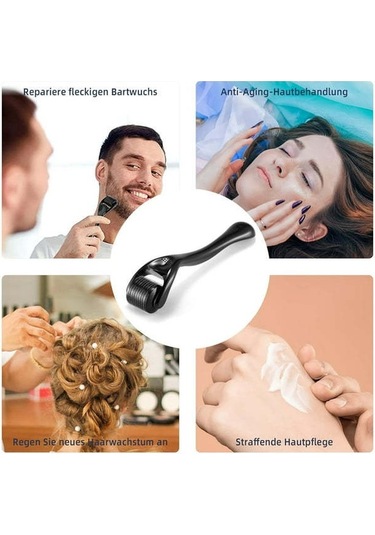 Yifomall "0.75mm Hassas İğneli Evde Kullanım İçin Yüz Ve Sakal Bakım Rulosu - Cilt Yenileme Ve Besin Emilimini Artırır" 111 Karakter