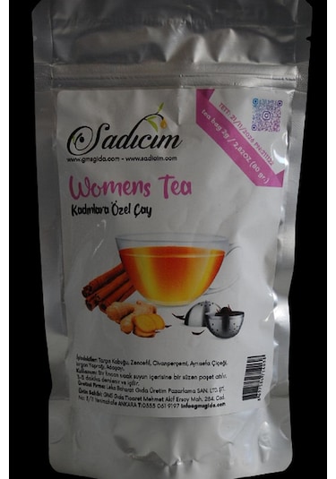 Sadıcım Women's Tea Kadınlara Özel Çay 80 Gr süzen poşet