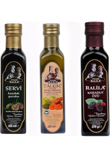 Ralila Karadut Özü 370 G + Elma Sirkesi 250 ML + Kozalak Şurubu 250 ML