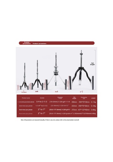 Springsun 4 İnç Üç Ayarlı Motor Silindir Güdükleyici - İç Çap Taşlama, Zımparalama Ve Parlatma Aleti
