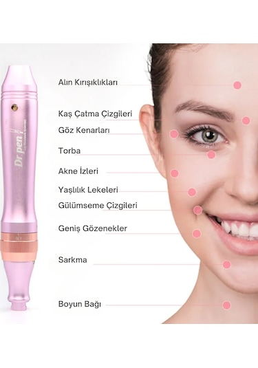 Dr. Pen M7W Kablosuz Dermapen Cihazı Pembe