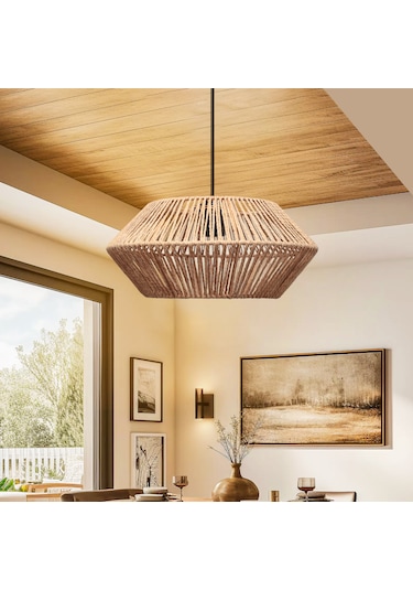 Homing Castel El Yapımı Natural Sarkıt Avize Sl013 Bej