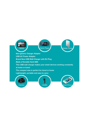 Xiyyadms Us Plug Usb Hızlı Şarj Cihazı 5v 2a Beyaz - İphone, Samsung, Tablet Uyumlu, Otomatik Aşırı Şarj Korumalı