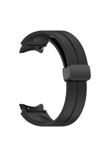 Galaxy Watch 4 44mm Uyumlu Krd-84 Uyumlu Zore Kordon-siyah