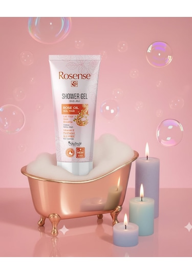 Rosense Duş Jeli Gül Yağı 250 Ml Gül