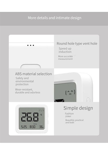 Xıaomı Mijia Bluetooth Termometre 3 Akıllı Elektrikli Dijital Higrometre Sıcaklık Ve Nem