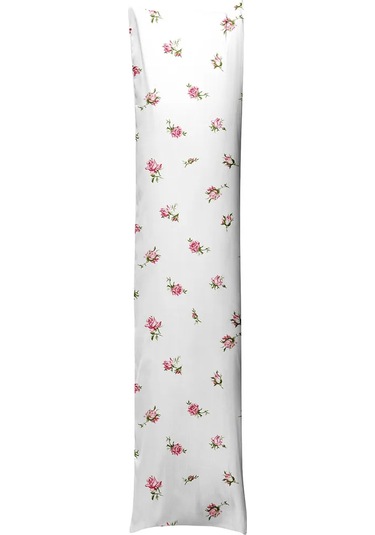 Mia Cara Sarılma Yastığı Kılıfı Perkal 150x32 430054017 Beyaz