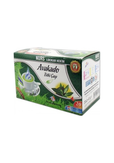 Nurs Avokado Bitki Süzen Poşet Çay 20 x 2 G