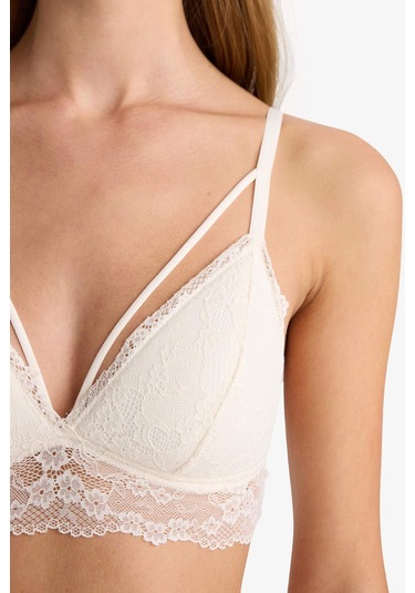 Defacto Pedli Dantelli Bralet-fall İn Love R6569az25wnwt46 Beyaz