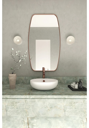 Fawdecor Berlin Dekoratif Duvar Aynası Siyah 43 X 75 Cm Siyah