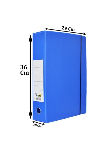 Arşiv Ve Proje Kutusu 29x36x10cm Mavi 25 Adet 25 Adet