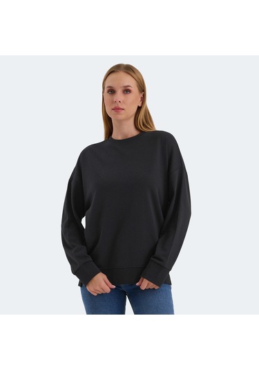 Slazenger VIRTUE Kadın  Siyah Sweatshirt