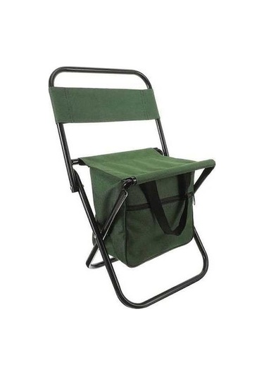 Moveevo Yeşil Dışarıda Kullanıma Uygun Çalışır Sandalye, Çanta Ve Depolama Bölümü İle Katlanabilir, Resim Çizim Ve Kamp İçin Ideal Altın - Siyah