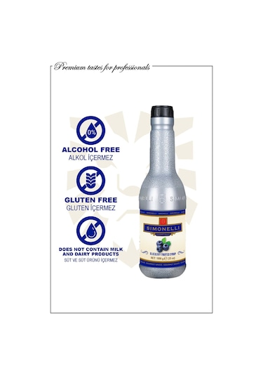 Simonelli Frozen Püre Yaban Mersini 1 KG
