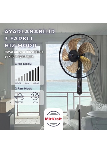 Mirkraft Fs-k5018 18'' Dc Motor 5 Metal Kanatlı Uzaktan Kumandalı