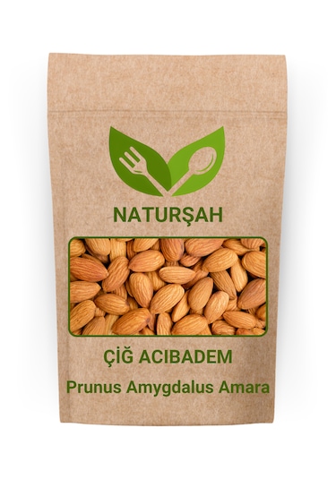 Naturşah Çiğ Acıbadem / Prunus Amygdalus Amara 1 Kg