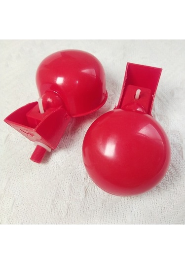 Gebibd Ev Hayvanları İçme Suyu Otomatik Suluk - Tavuk Ve Ördek Kırmızı 50 Paket