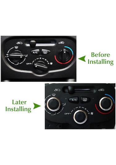 Peugeot 206 Lüx Klima Düğme Seti Kalorifer 2006-2011