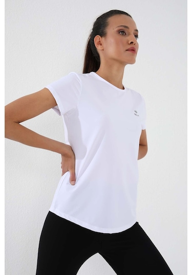 Tommy Life Beyaz Basic Kısa Kol Standart Kalıp O Yaka Kadın T-shirt - 97144 Beyaz