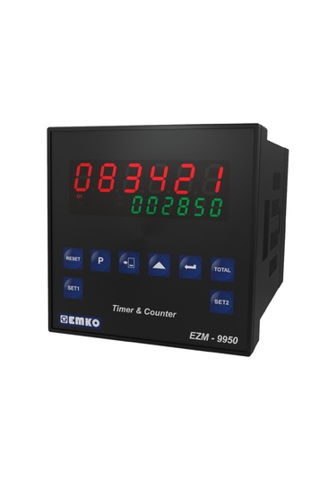 Emko Ezm-9950.10010/0000/0000 ,96x96mm 110v..220vac 6-hane Sayıcı/takometre/zaman Röle