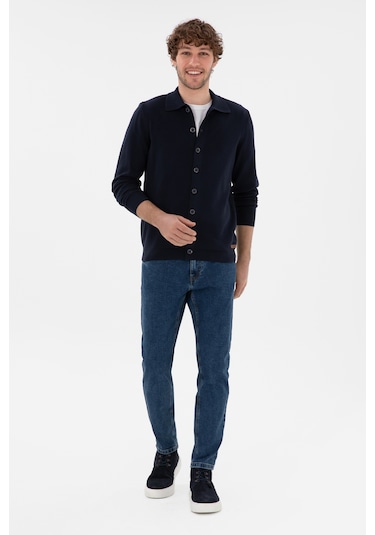 U.s. Polo Assn. Erkek Lacivert Hırka Triko 50298272-vr033 Lacivert