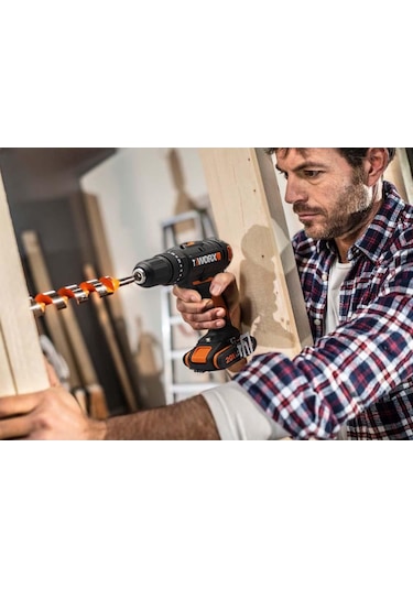 Worx WX370.9 20 V Aküsüz Profesyonel Şarjlı Darbeli Matkap