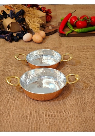 Modabakır Bakır Tava 14-16 Cm Bakır