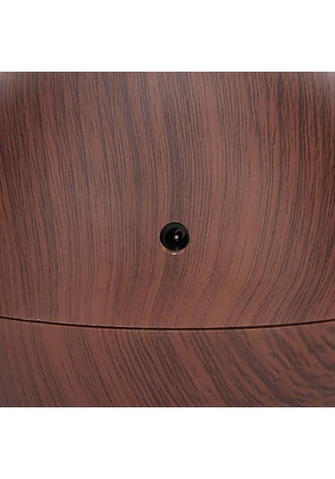 Springsun Ev Ve Ofis İçin 130ml Usb Nemlendirici, 7 Renkli Led Işığı, Sessiz Çalışma, Kuru Yakma Koruması, Derin Ahşap Desenli