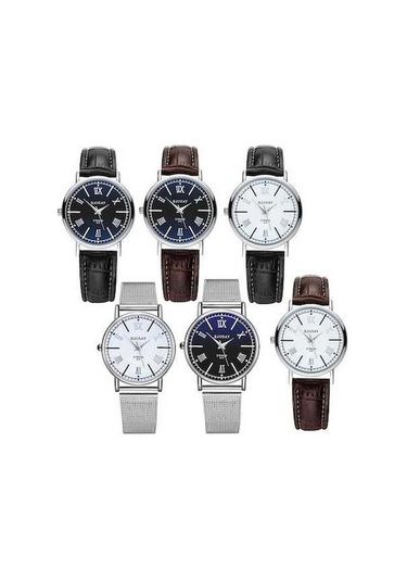 Bosphorusboutique02 Yazole 313 Kadran Bayan İş Kuvars Siyah Tepsi, 32mm Kadın Çok Renkli Çok Renkli