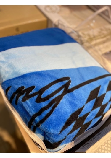 Sarar Gift Tek Kişilik Battaniye-1,90 Kg Ince Battaniye Mevsimlik Mavi